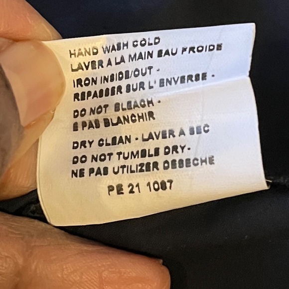 Chepé Made In Italy Black 100% Poplin Cotton Puff Sleeve Black Midi Dress Sz XS - Picture 12 of 14